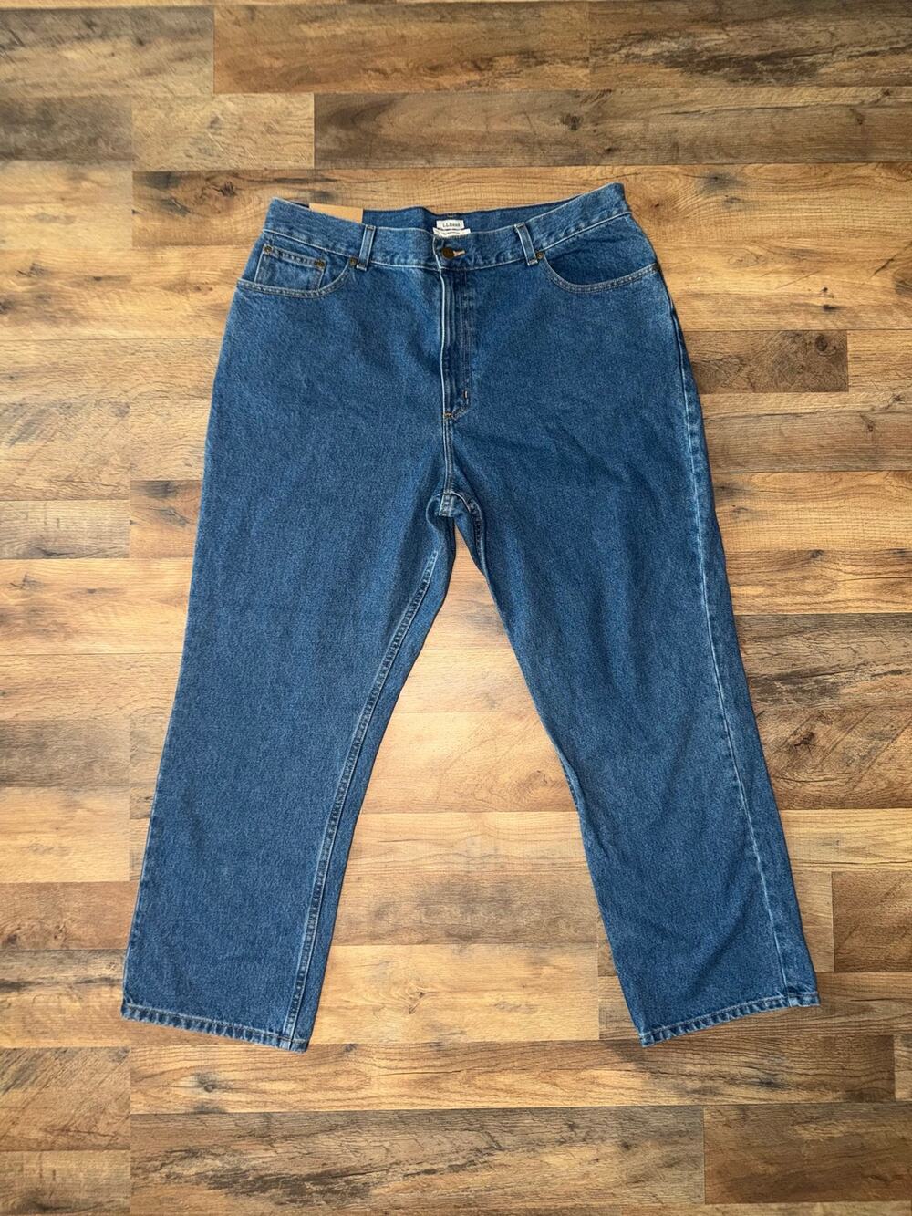 L..L. Bean women’s New original straight blue jeans